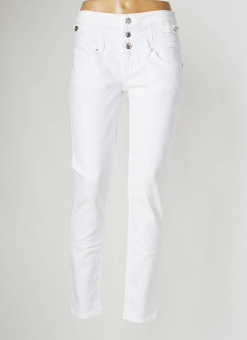 Pantalon slim alb LIU JO femeie