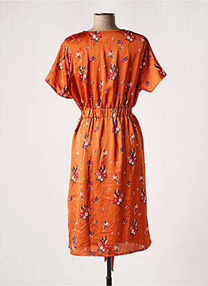 Rochie midi portocalie CHERRY PARIS femeie