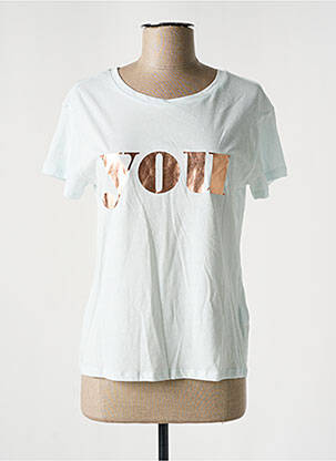 Tricou alb TEDDY SMITH fată