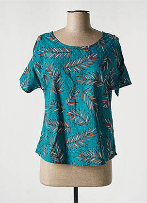 Tricou albastru TEDDY SMITH fată