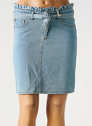 Fustă midi albastru GARCIA fată