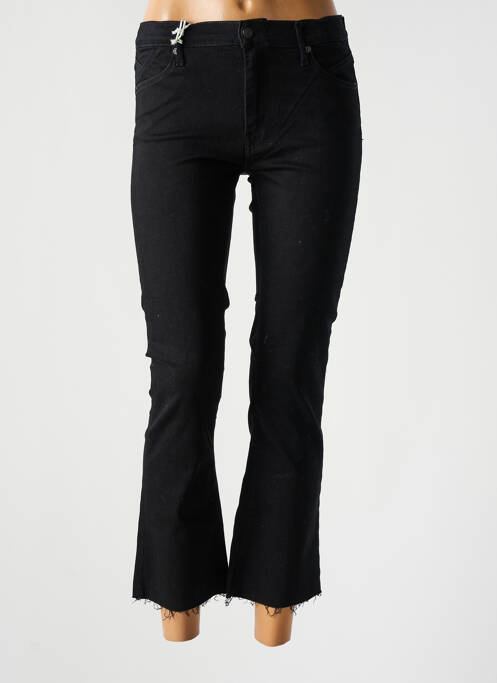 Pantalon drept negru TEDDY SMITH fată