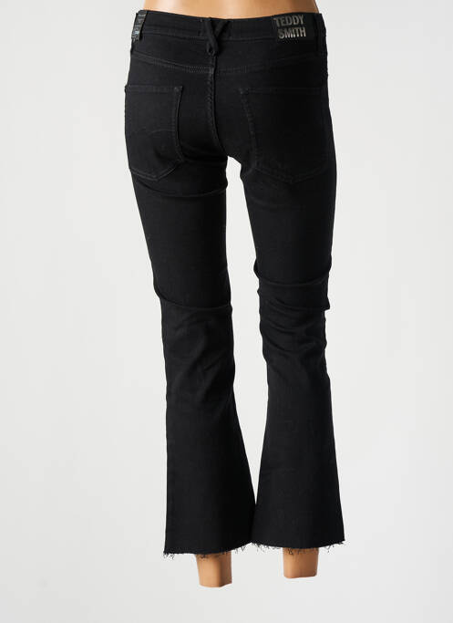 Pantalon drept negru TEDDY SMITH fată
