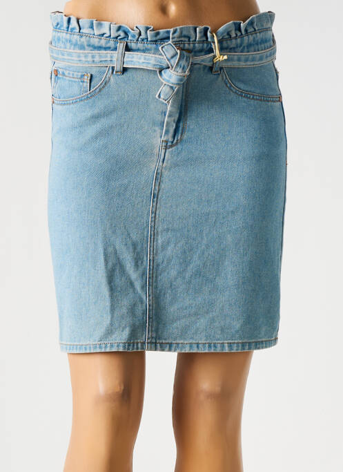 Fustă midi albastru GARCIA fată