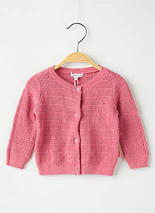 Vestă cu mâneci lungi roz NOPPIES fată