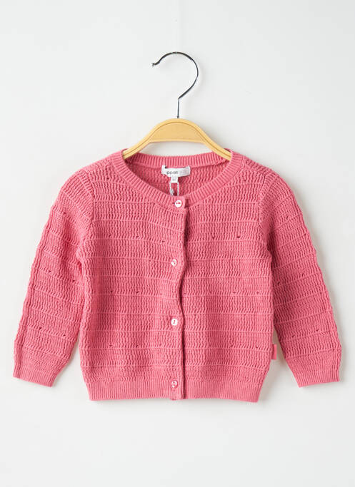 Vestă cu mâneci lungi roz NOPPIES fată