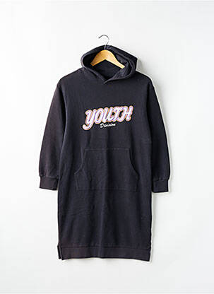 Rochie midi negru HUNDRED PIECES fată