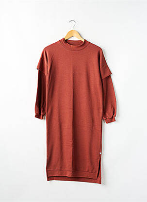Rochie midi guler rotund mâneci lungi maro COS I SAID SO fată