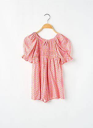 Salopetă scurtă roz DIXIE fată