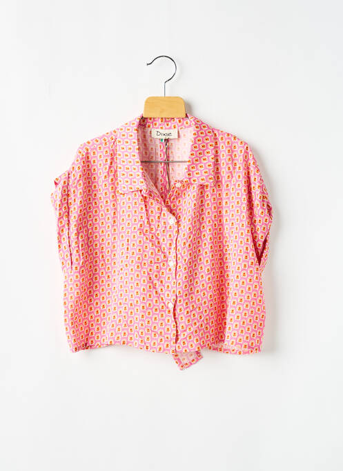 Cămașă roz DIXIE fată