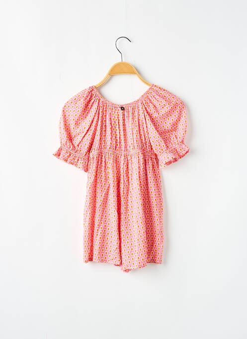 Salopetă scurtă roz DIXIE fată