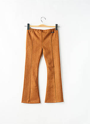 Pantalon evazat elasticitate talie elastică maro SPROET & SPROUT fată