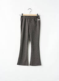 Pantalon evazat elasticitate mărime reglabilă gri DAILY fată