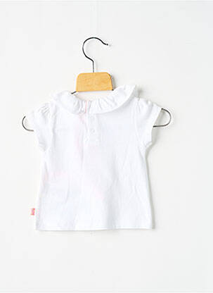 Tricou croială cambrată mâneci scurte alb BILLIEBLUSH fată