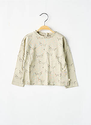 Tricou gri LES PETITES CHOSES băiat