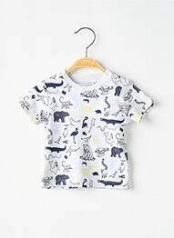 Tricou elasticitate mâneci scurte gri TIMBERLAND garcon