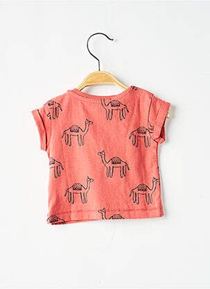 Tricou elasticitate mâneci scurte portocalie SPROET & SPROUT băiat