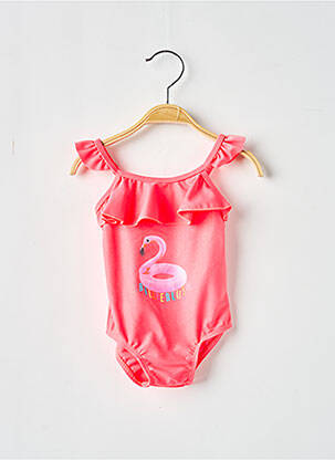 Costum de baie dintr-o singură piesă serigrafie roz BILLIEBLUSH fată