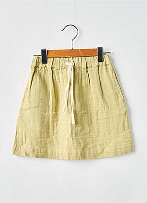 Fustă midi verde ORGANIC BY FELDMAN fată