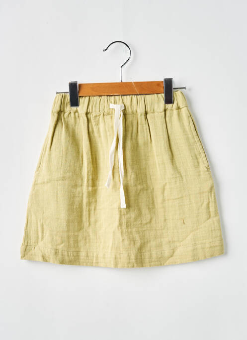 Fustă midi verde ORGANIC BY FELDMAN fată