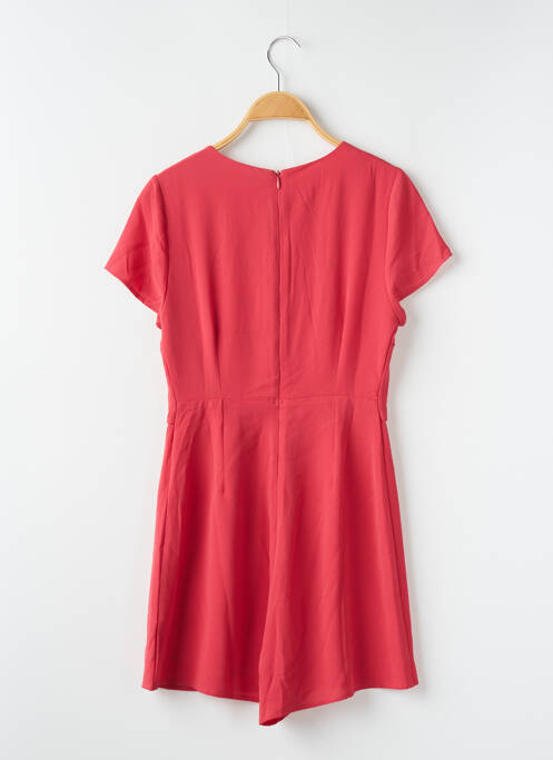 Salopetă scurtă croială cambrată mâneci scurte roșu PEPE JEANS femme