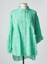 Tunică mâneci lungi guler de bluză verde ONLY femme