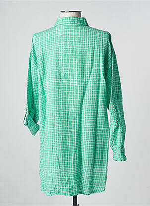 Tunică mâneci lungi guler de bluză verde ONLY femeie