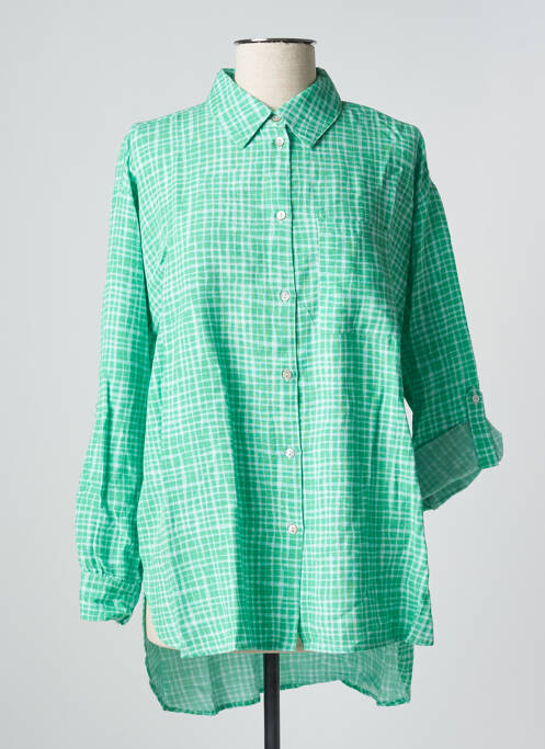 Tunică mâneci lungi verde ONLY femeie