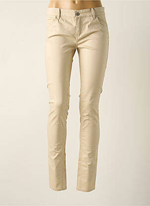 Pantalon slim bej ONLY femeie