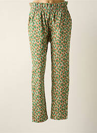 Pantalon drept elasticitate talie înaltă verde ONLY femme