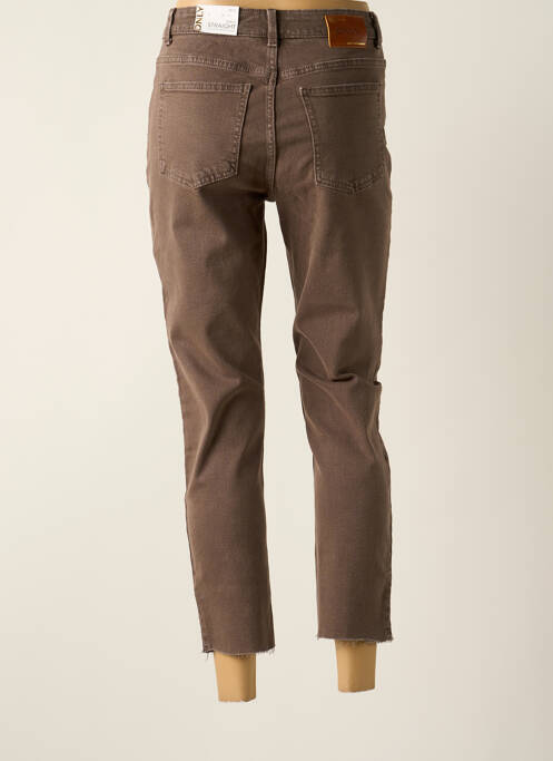 Blugi cu croială slim maro ONLY femeie