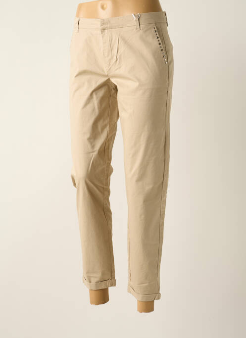 Pantalon 7/8 bej ONLY femeie