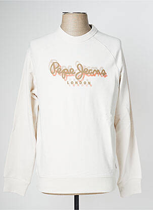 Hanorac țesătură jersey mâneci lungi alb PEPE JEANS bărbat