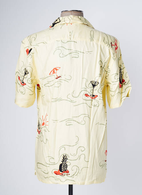 Cămașă cu mâneci scurte galben ONLY&SONS bărbat