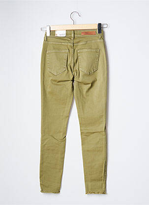 Pantalon slim buzunare verde ONLY femeie