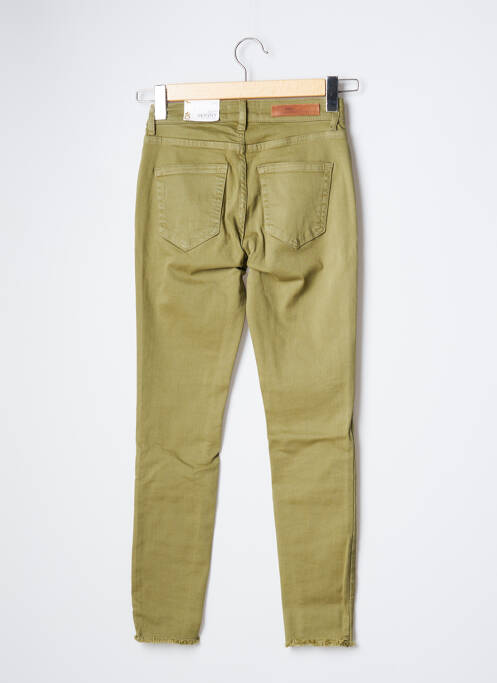 Pantalon slim verde ONLY femeie