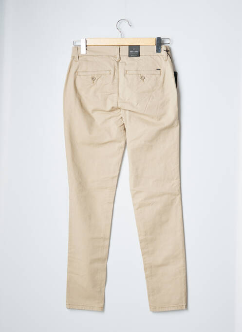 Pantalon slim bej ONLY&SONS bărbat