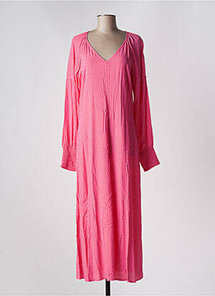 Rochie lungă roz PULZ JEANS femeie