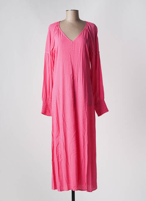 Rochie lungă roz PULZ JEANS femeie