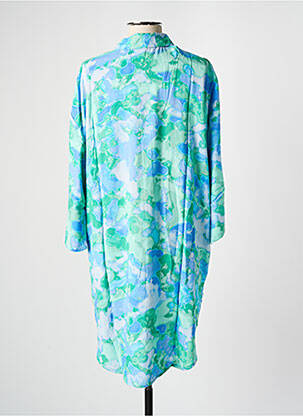 Rochie midi imprimeu fantezie mâneci lungi albastru VERO MODA femeie
