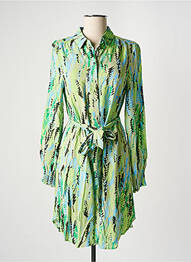 Rochie midi imprimeu fantezie mâneci lungi verde VERO MODA femme
