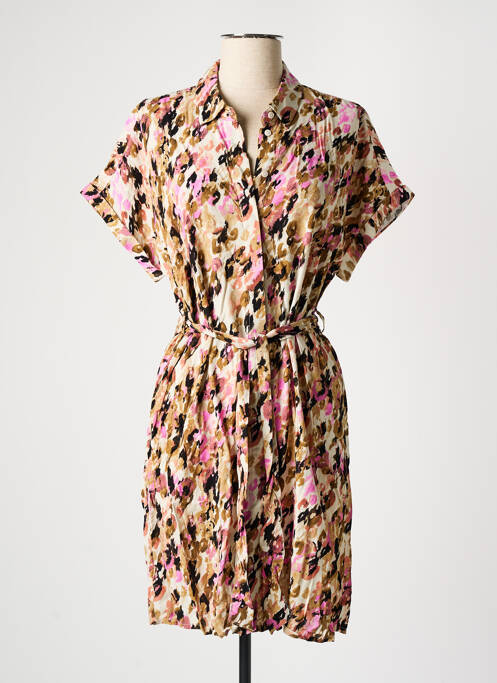 Rochie midi bej VERO MODA femeie