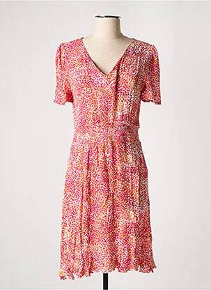 Rochie midi roz VERO MODA femeie