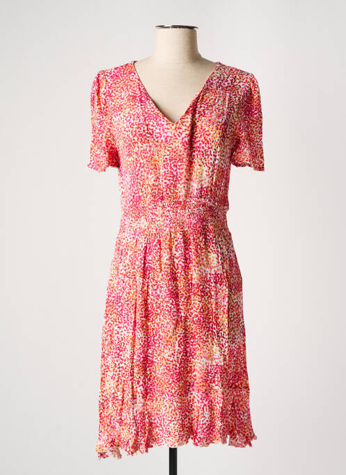 Rochie midi roz VERO MODA femeie