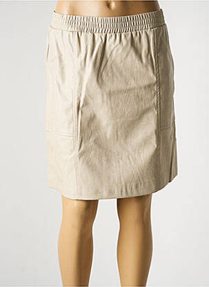 Fustă scurtă bej ICHI femeie