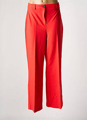 Pantalon drept portocaliu VERO MODA femeie