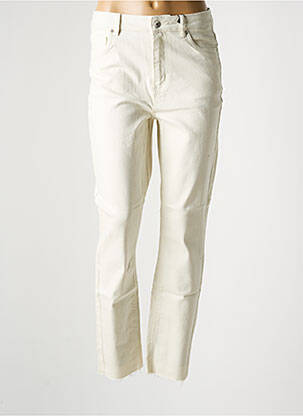 Pantalon slim buzunare bej VERO MODA femeie
