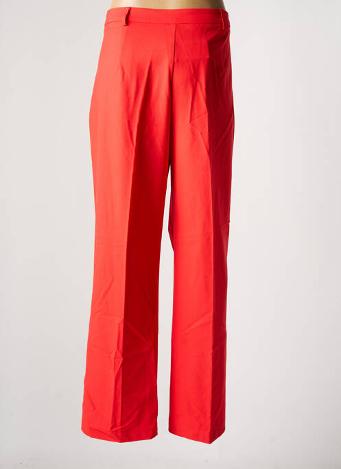 Pantalon drept portocaliu VERO MODA femeie