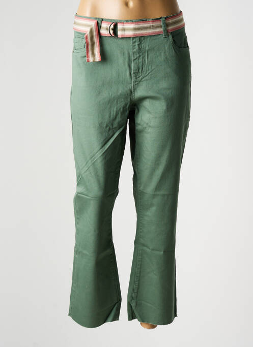 Pantalon 7/8 verde VERO MODA femeie