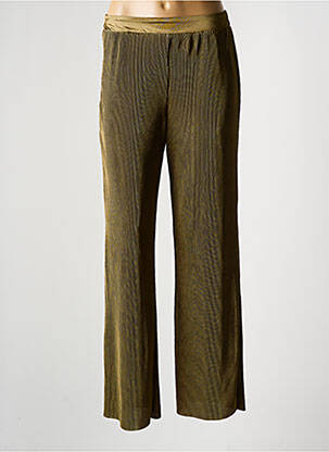 Pantalon larg croială fluidă mărime normală verde VERO MODA femeie